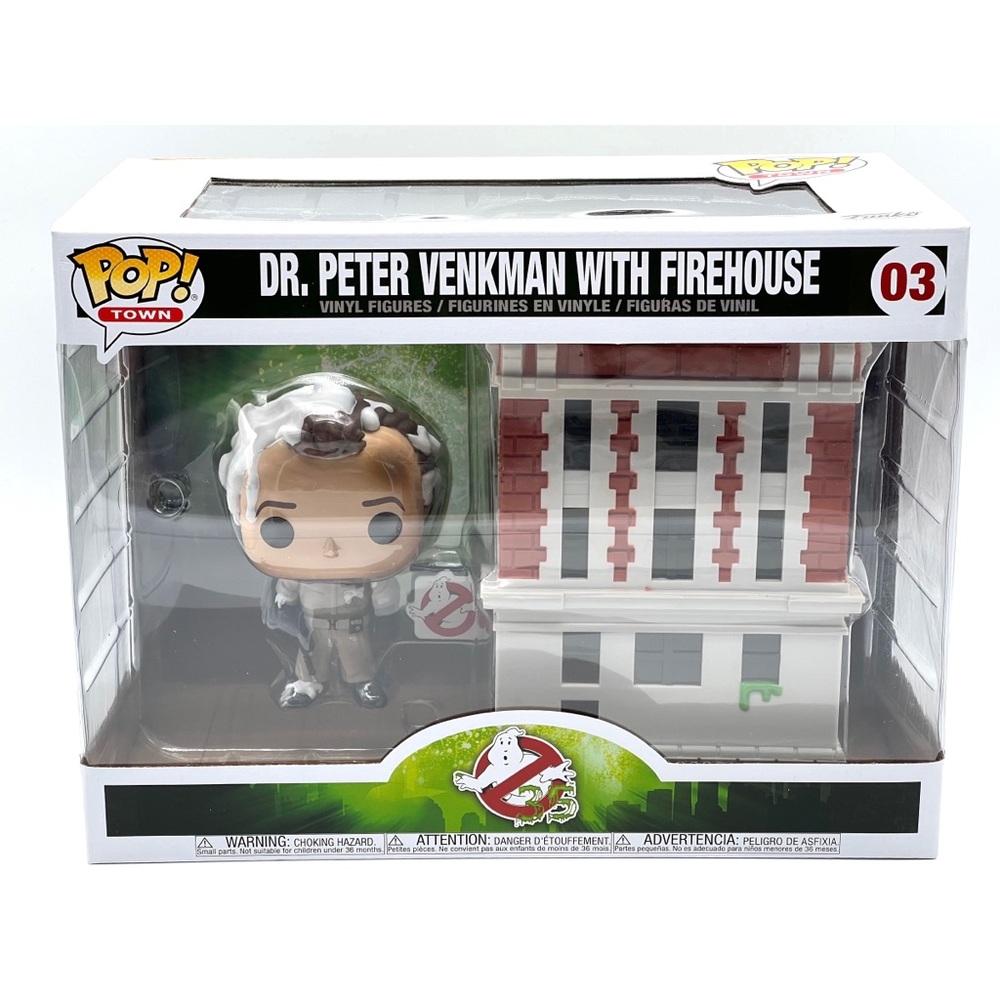 Funko Pop Ghostbusters Dr. Peter Venkman with Firehouse #03